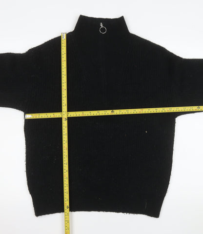 Womens UK Size 8 Jack Wills Black Pullover Sweatshirt