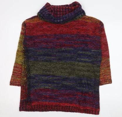 Womens UK Size 10 Roman Multicoloured Pullover Jumper