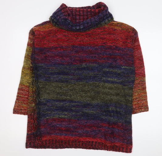 Womens UK Size 10 Roman Multicoloured Pullover Jumper