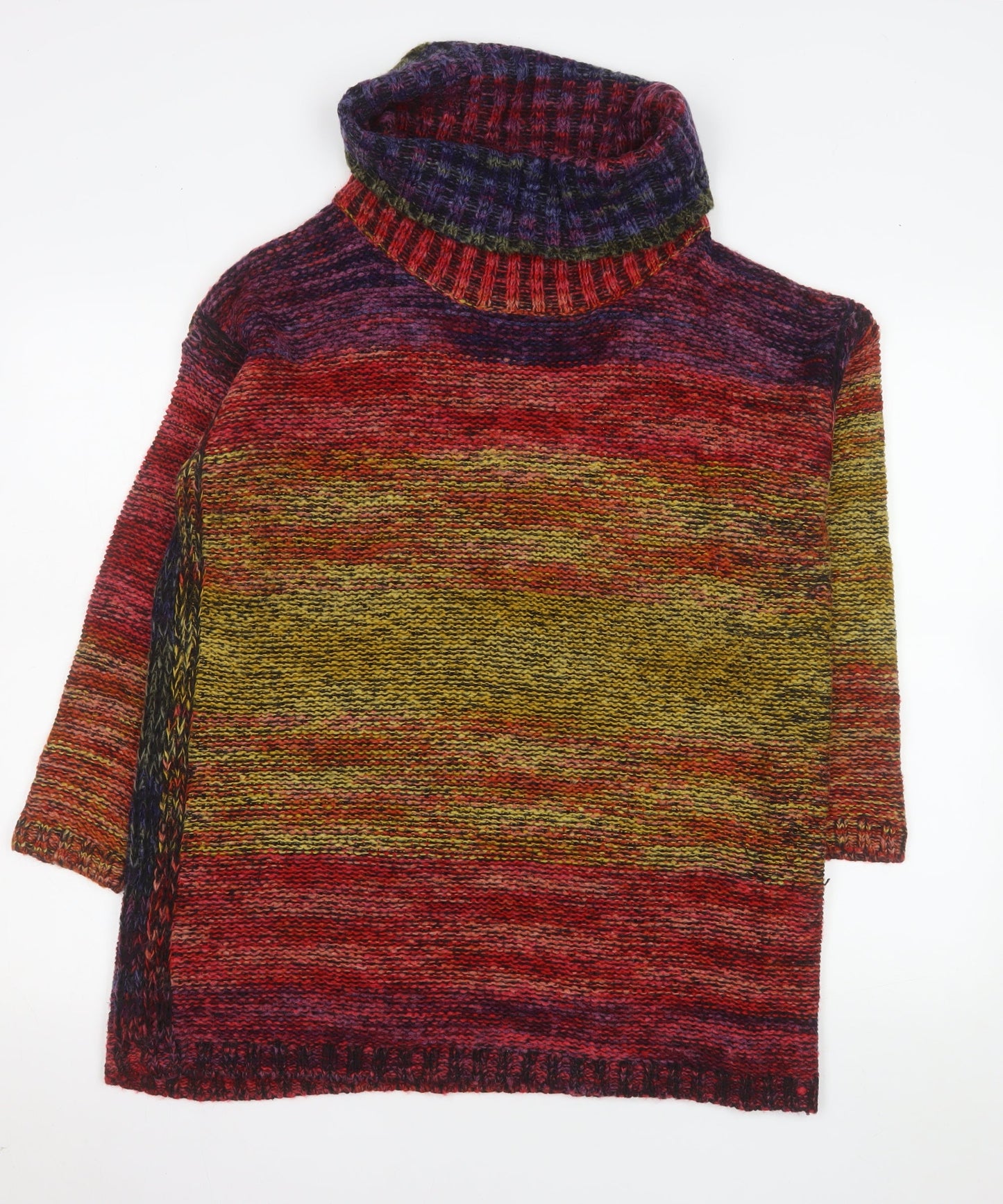 Womens UK Size 10 Roman Multicoloured Pullover Jumper