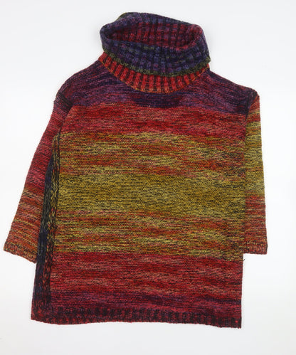 Womens UK Size 10 Roman Multicoloured Pullover Jumper