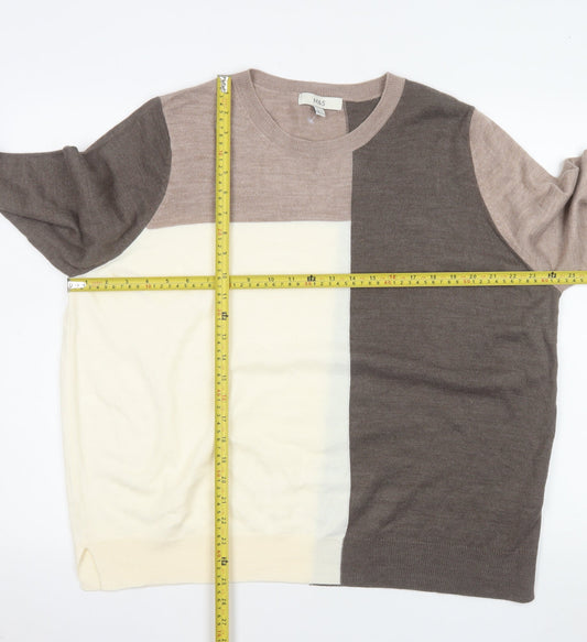 Womens UK Size 16 Marks and Spencer Beige Pullover Jumper