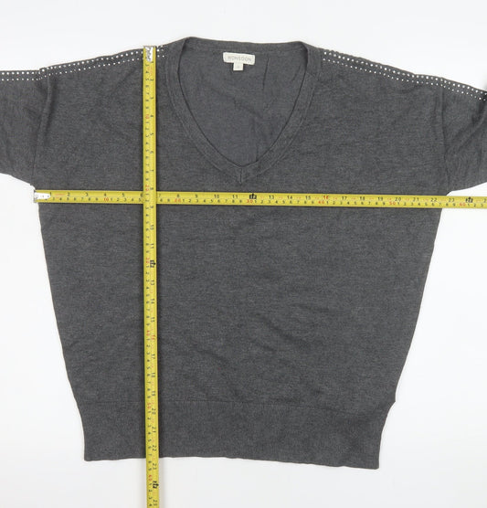 Womens UK Size M Monsoon Grey Pullover Jumper