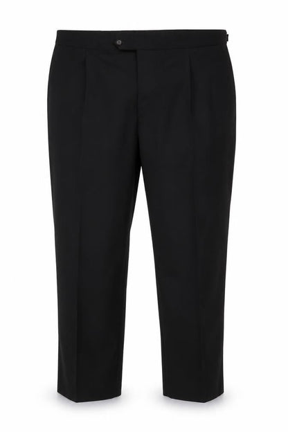 Mens UK Size 46 James Barry Regular Fit Dress Pants Black Trousers