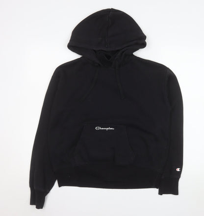 Mens UK Size M Champion Black Pullover Hoodie