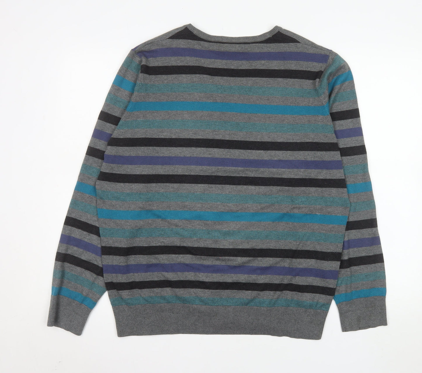 Mens UK Size L Marks and Spencer Multicoloured Pullover Jumper