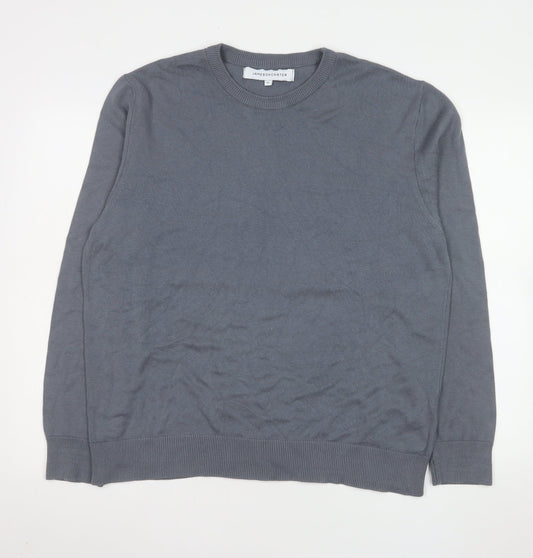 Mens UK Size XL Jameson Carter Grey Pullover Jumper