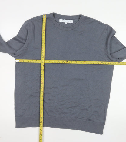 Mens UK Size XL Jameson Carter Grey Pullover Jumper
