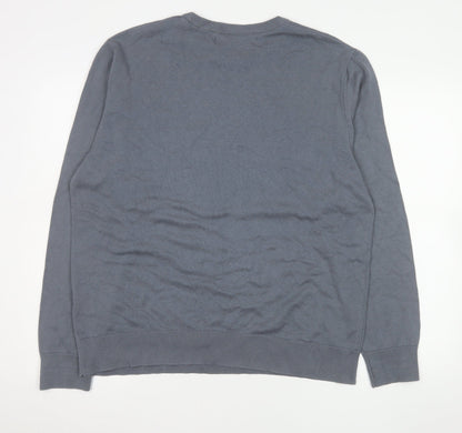 Mens UK Size XL Jameson Carter Grey Pullover Jumper