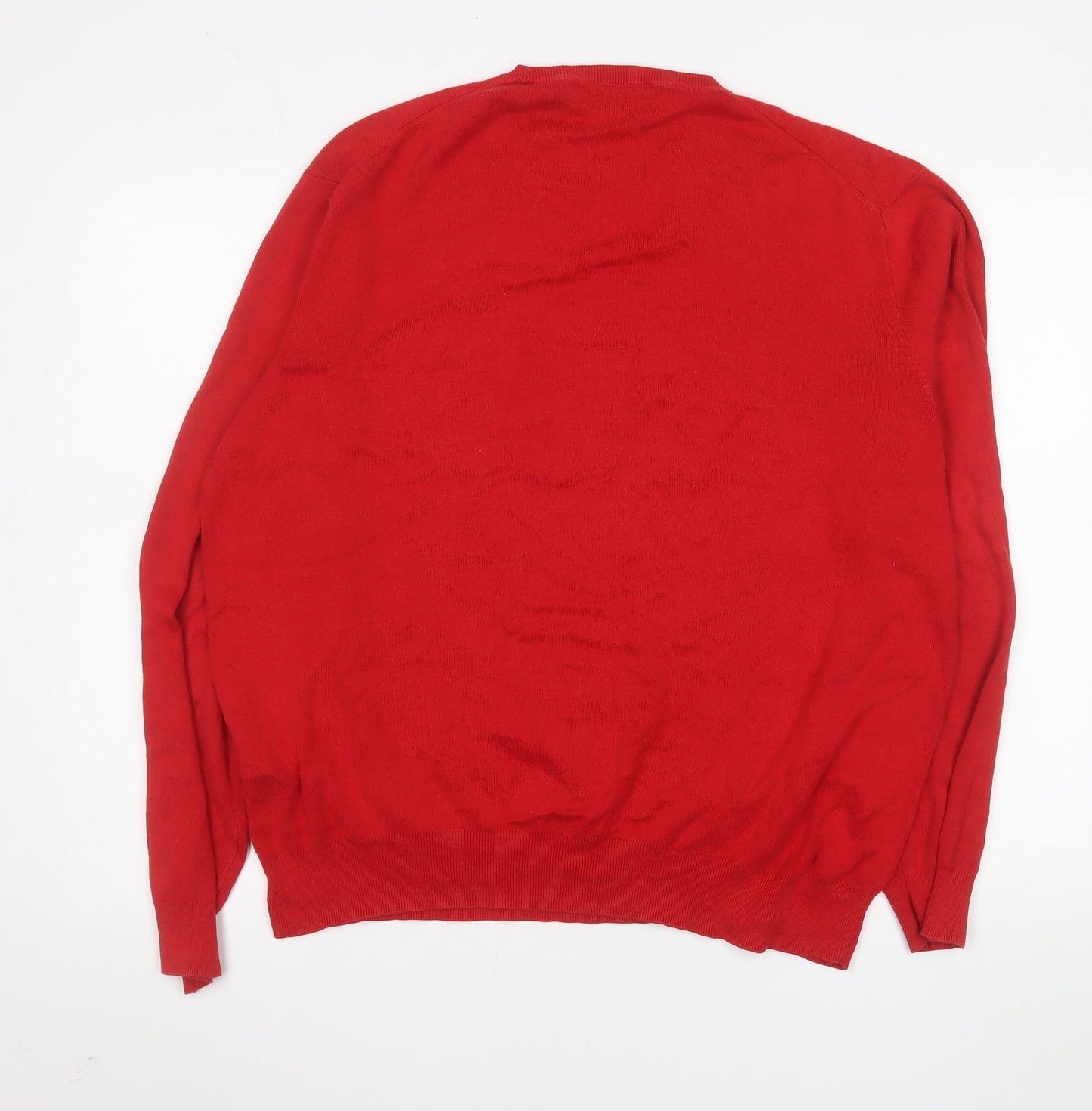 Mens UK Size XL Ralph Lauren Red Pullover Jumper