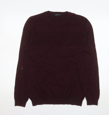 Mens UK Size M Red Herring Red Pullover Jumper