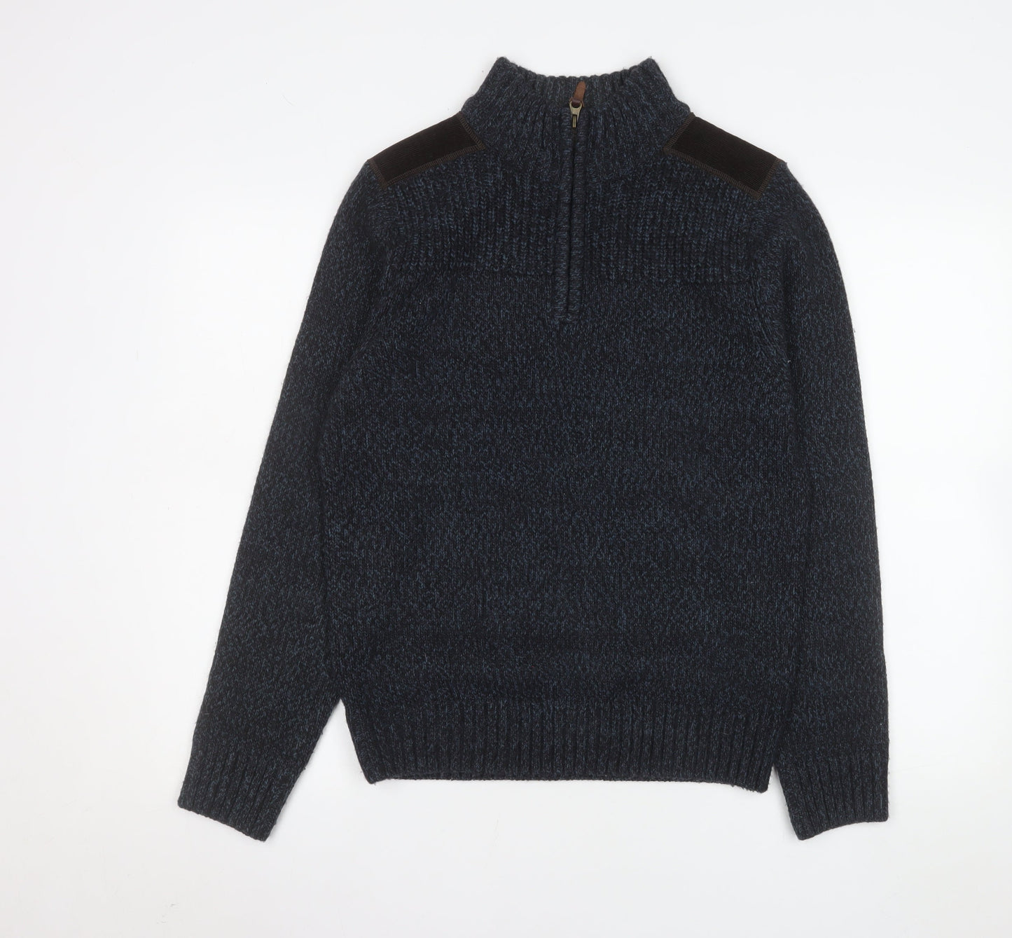 Mens UK Size S NEXT Blue Pullover Sweatshirt