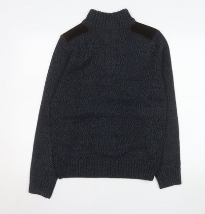Mens UK Size S NEXT Blue Pullover Sweatshirt