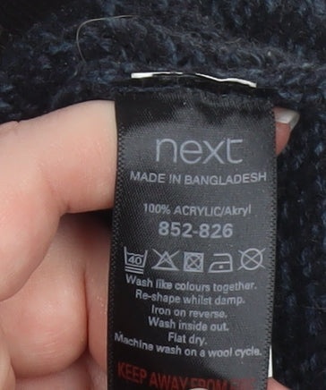 Mens UK Size S NEXT Blue Pullover Sweatshirt