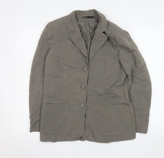 Womens UK Size 12 BHS Regular Grey Blazer