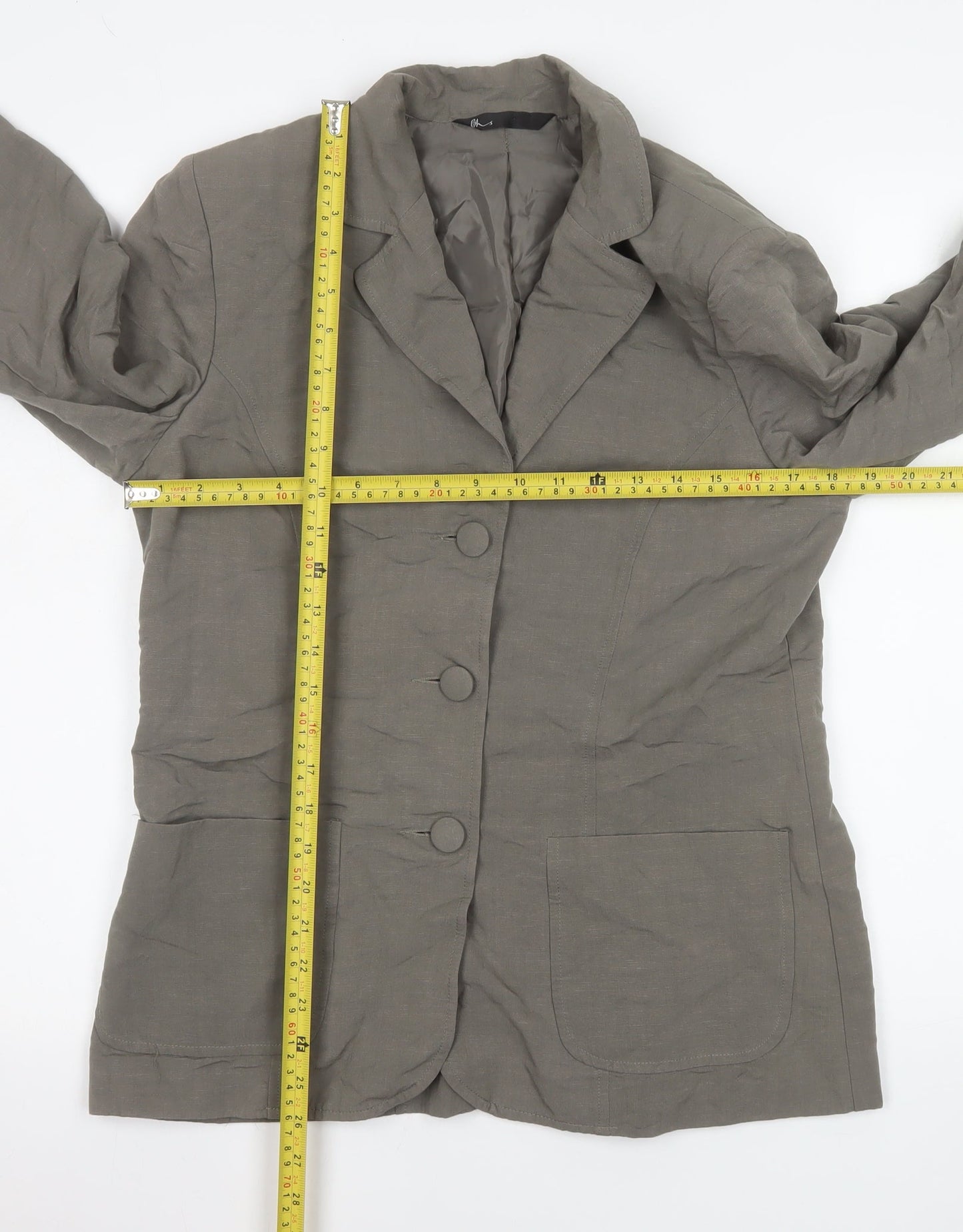 Womens UK Size 12 BHS Regular Grey Blazer