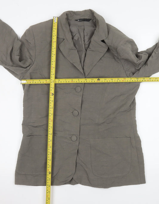 Womens UK Size 12 BHS Regular Grey Blazer