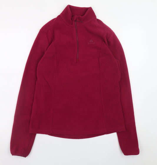 Womens UK Size M Quechua Red Pullover Sweatshirt