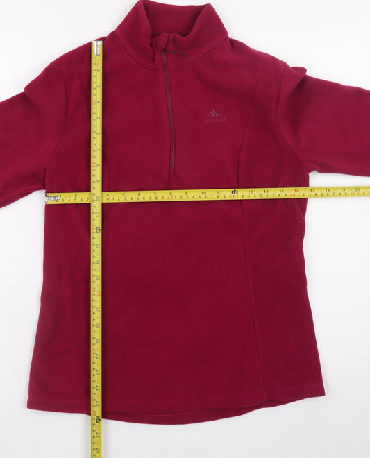 Womens UK Size M Quechua Red Pullover Sweatshirt