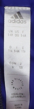 Boys UK Size 5-6 Years adidas Blue Puffer Jacket