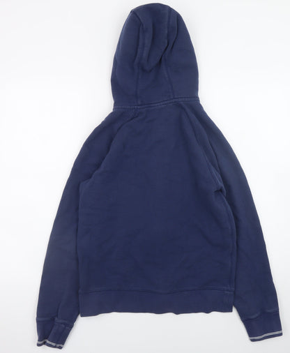 Mens UK Size S Nike Blue Full Zip Hoodie