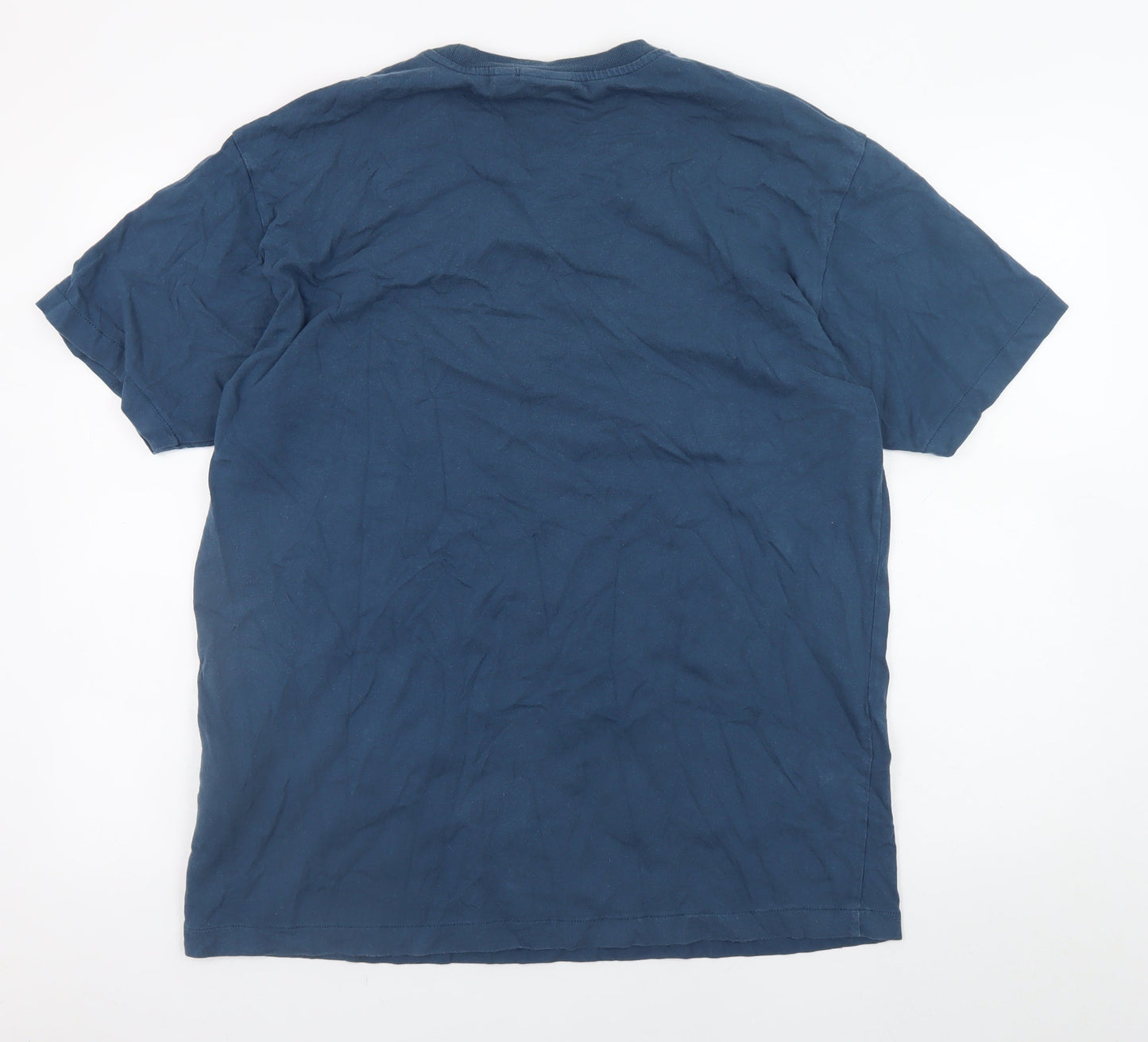 Mens UK Size L Napapijri Blue  T-Shirt