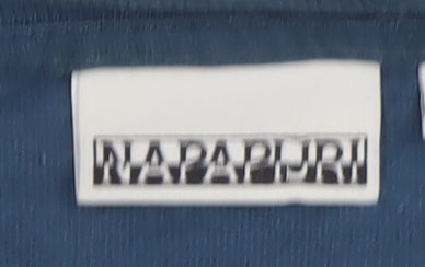 Mens UK Size L Napapijri Blue  T-Shirt