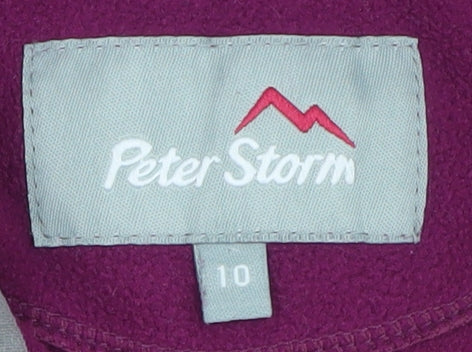 Womens UK Size 10 Peter Storm Purple Basic Jacket