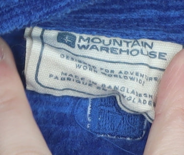 Mens UK Size S Mountain Warehouse Blue Pullover Sweatshirt