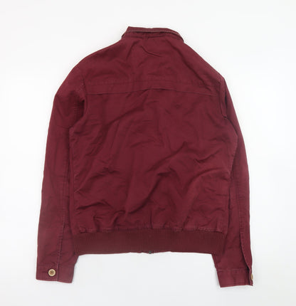 Mens UK Size S River Island Red Bomber Jacket