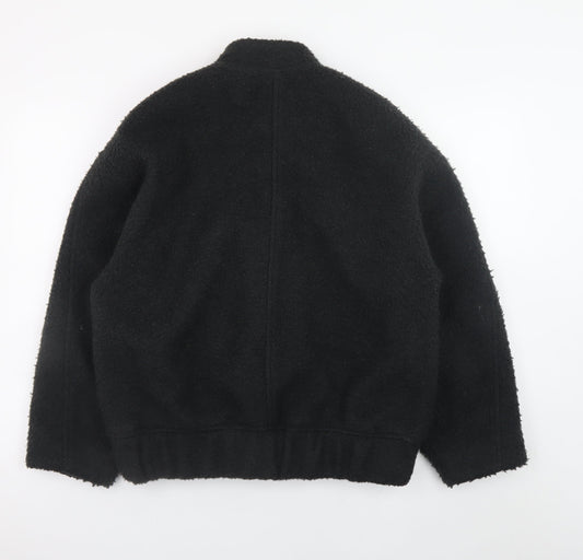 Mens UK Size XS MNG Black Bomber Jacket