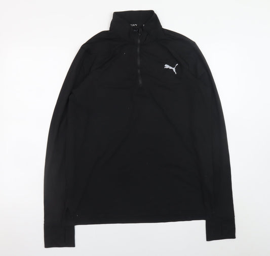 Mens UK Size M PUMA Black Running & Jogging Gym & Training Jacket