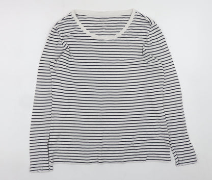 Womens UK Size L Gap White Basic T-Shirt
