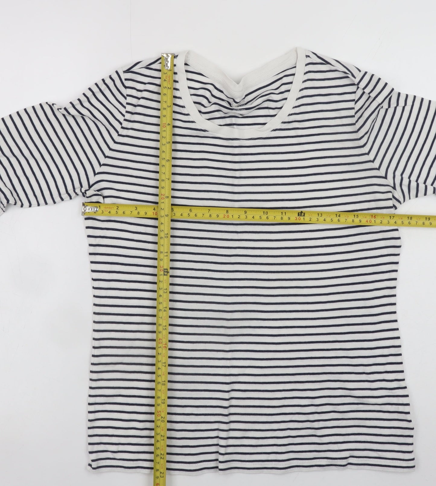Womens UK Size L Gap White Basic T-Shirt