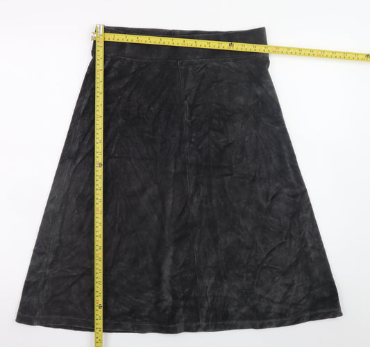 Womens UK Size 10 Mantaray A-Line Velvet Skirt