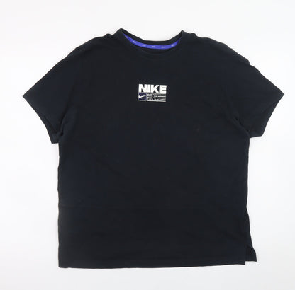 Nike Men's Black Dri-Fit Short Sleeve Sports T-Shirt M