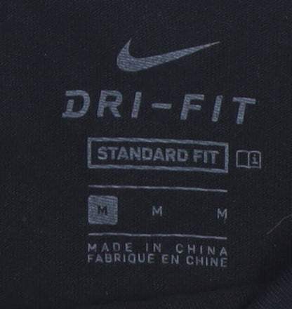 Nike Men's Black Dri-Fit Short Sleeve Sports T-Shirt M