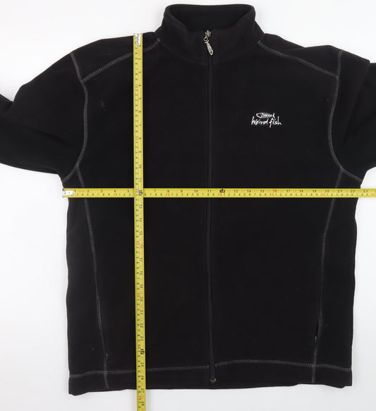 Weird Fish Men’s Black Fleece Full Zip Jacket M