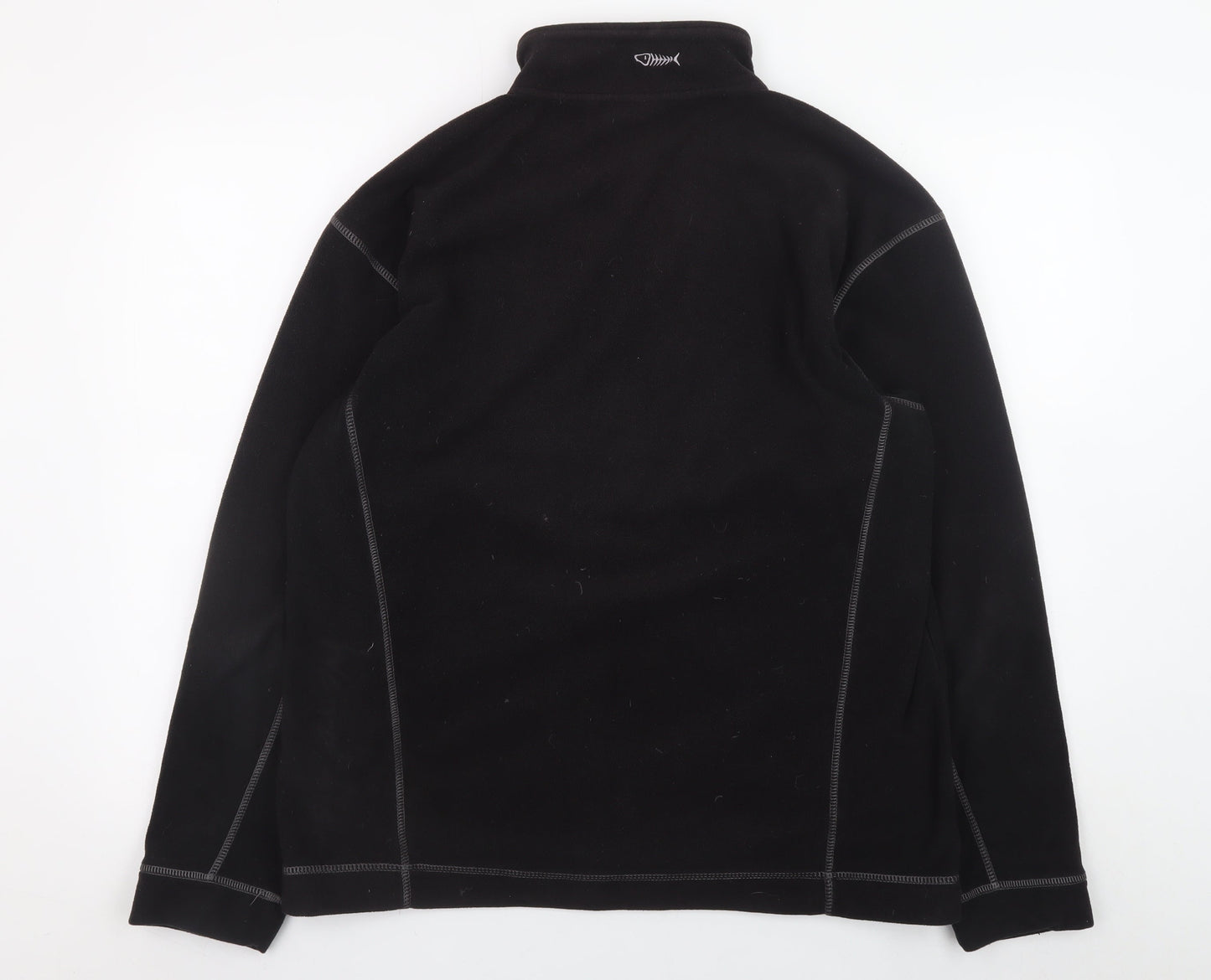 Weird Fish Men’s Black Fleece Full Zip Jacket M