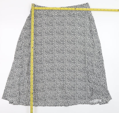 Womens UK Size 16 Marks and Spencer A-Line Jersey Skirt