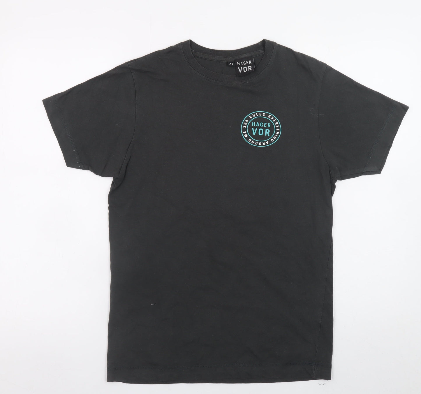 Mens UK Size XS Hager Vor Black  T-Shirt
