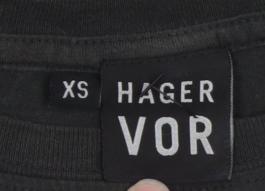Mens UK Size XS Hager Vor Black  T-Shirt