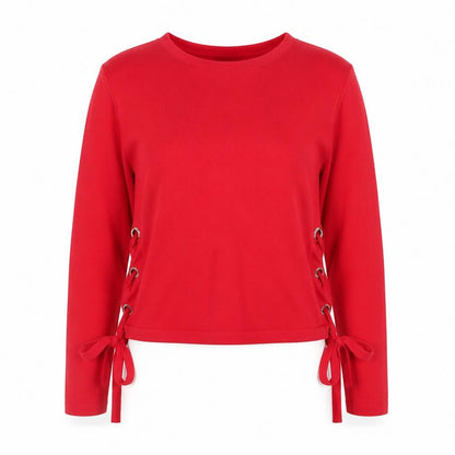 Womens UK Size M New Look Red Pullover Jumper