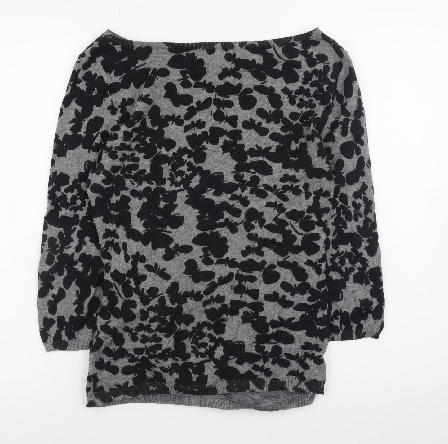 Womens UK Size 12 Phase Eight Grey Pullover Jumper