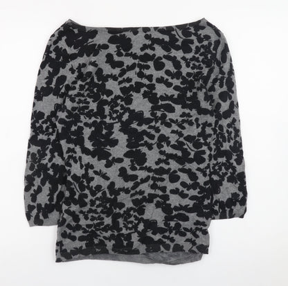 Womens UK Size 12 Phase Eight Grey Pullover Jumper