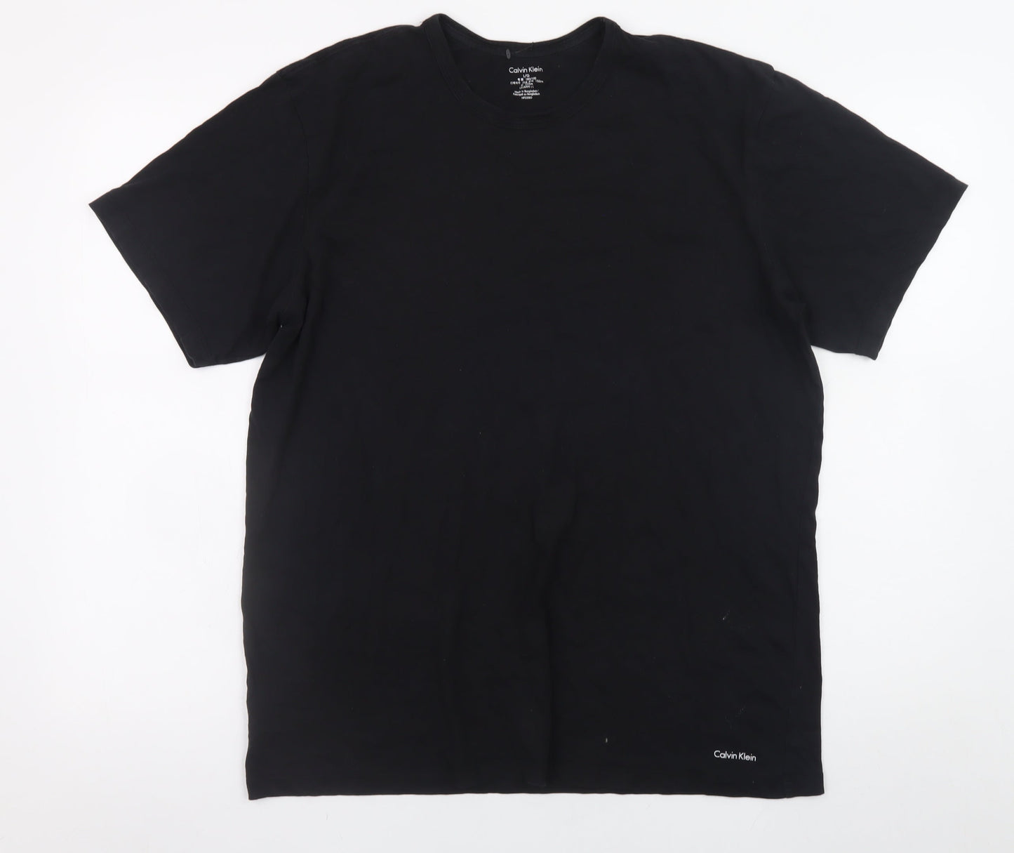Mens UK Size L Calvin Klein Black  T-Shirt