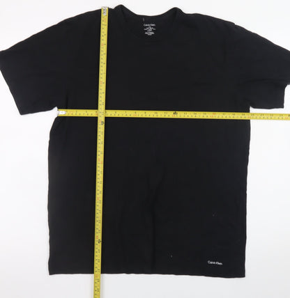 Mens UK Size L Calvin Klein Black  T-Shirt