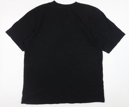 Mens UK Size XL JACK & JONES Black  T-Shirt