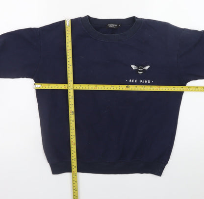 Womens UK Size M Civico 51 Blue Pullover Sweatshirt
