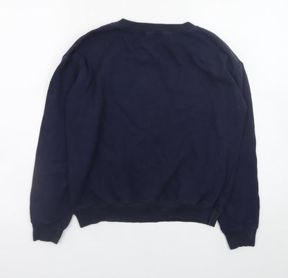 Womens UK Size M Civico 51 Blue Pullover Sweatshirt